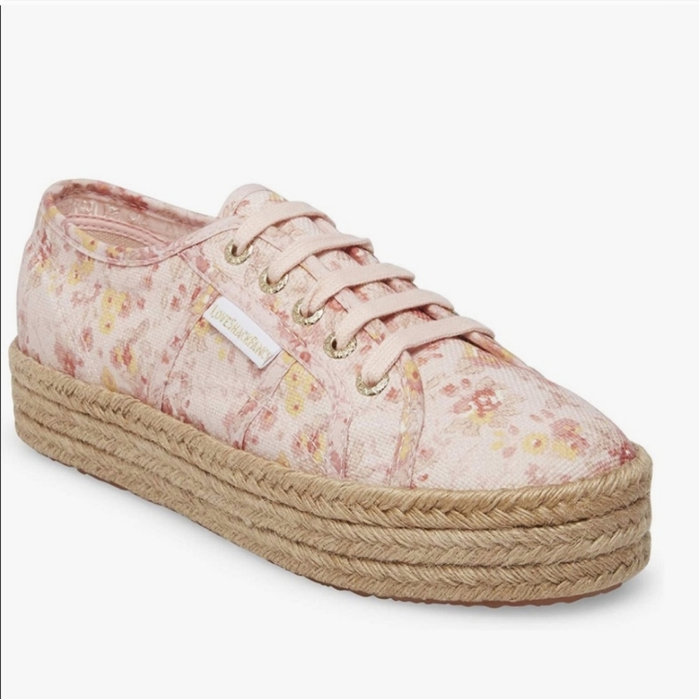 NEW Superga x LoveShackFancy Tokyo Pink